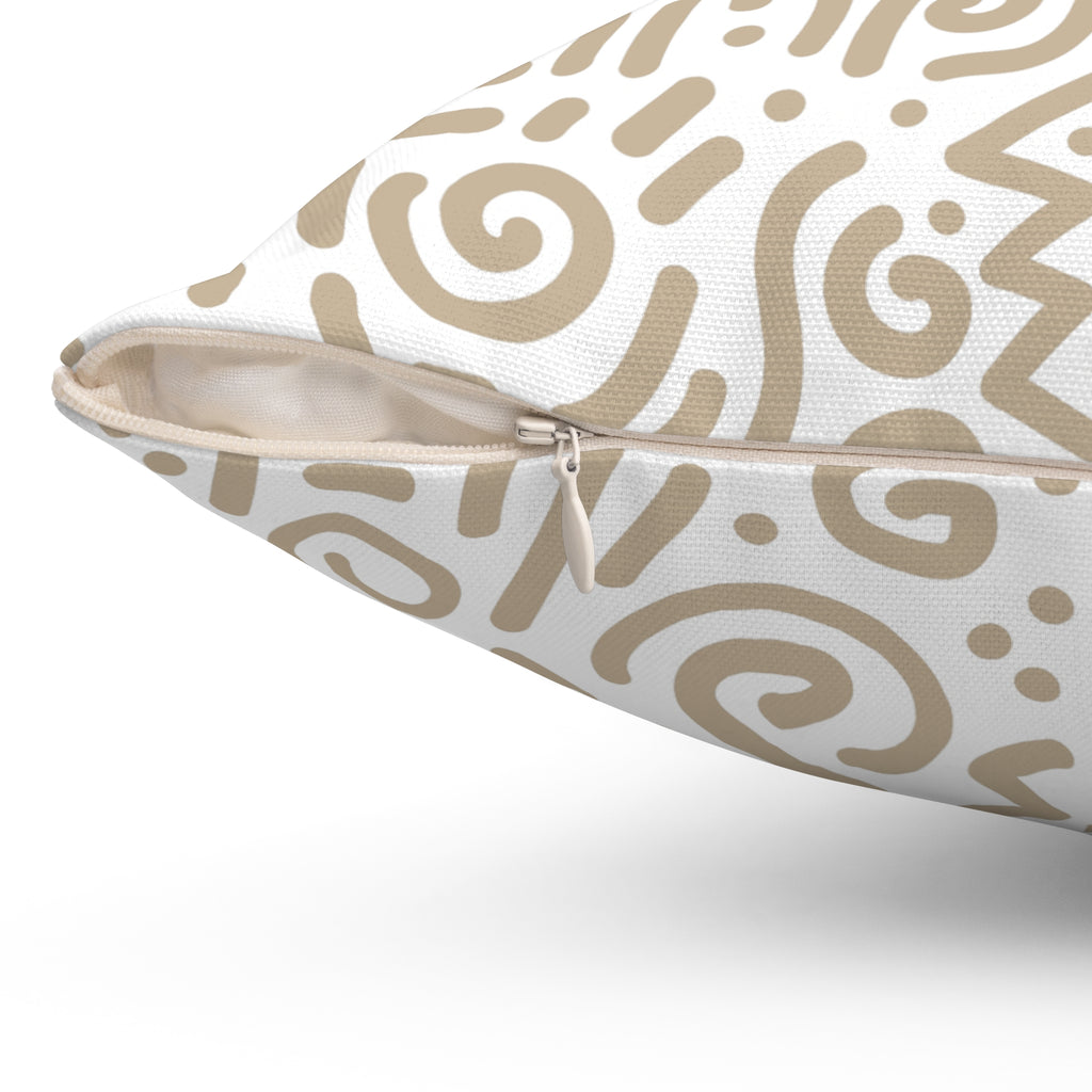 Spun Polyester Square Pillow