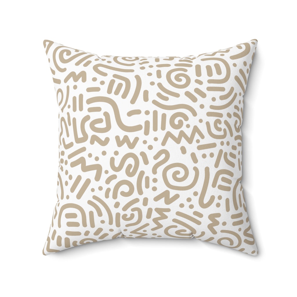 Spun Polyester Square Pillow