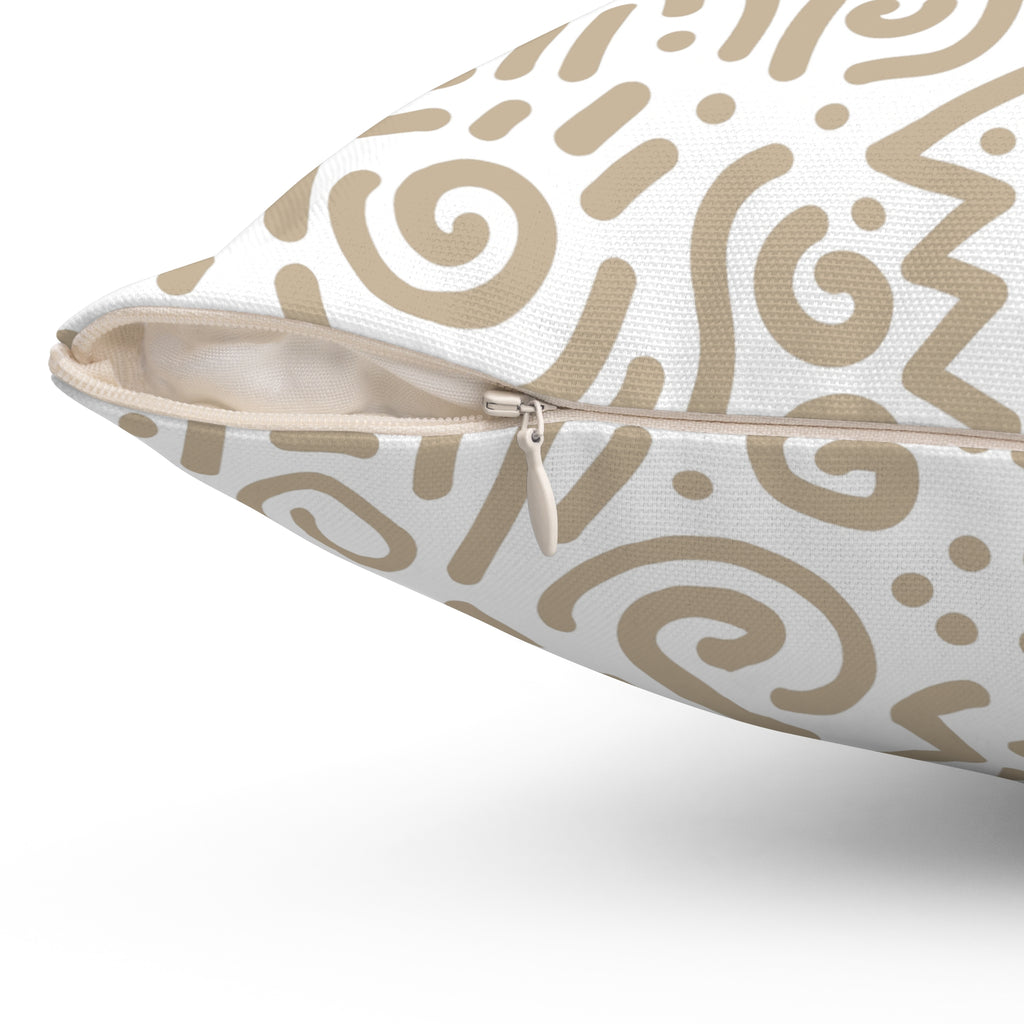 Spun Polyester Square Pillow