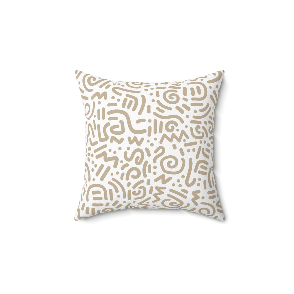 Spun Polyester Square Pillow